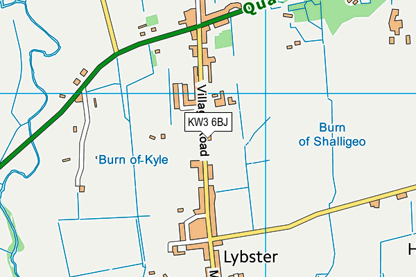 KW3 6BJ map - OS VectorMap District (Ordnance Survey)