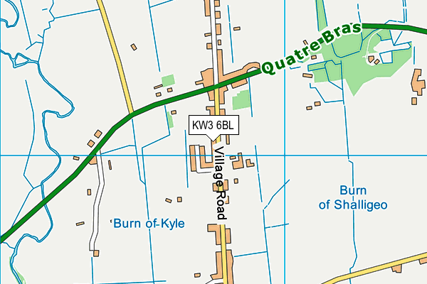KW3 6BL map - OS VectorMap District (Ordnance Survey)