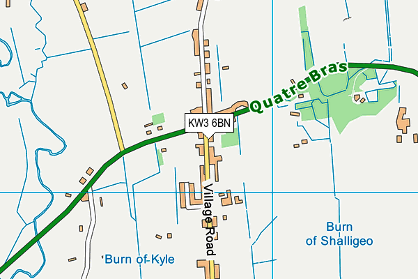 KW3 6BN map - OS VectorMap District (Ordnance Survey)