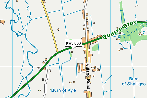 KW3 6BS map - OS VectorMap District (Ordnance Survey)