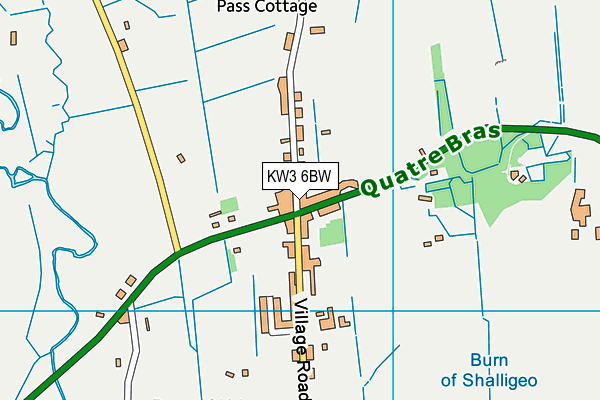 KW3 6BW map - OS VectorMap District (Ordnance Survey)