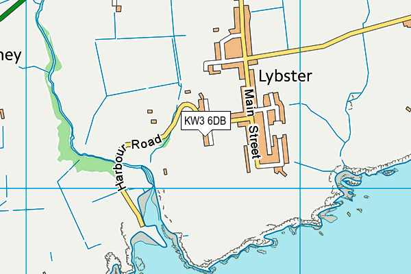 KW3 6DB map - OS VectorMap District (Ordnance Survey)