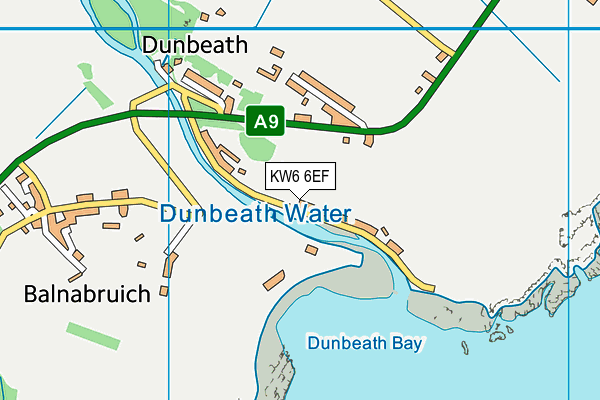 KW6 6EF map - OS VectorMap District (Ordnance Survey)