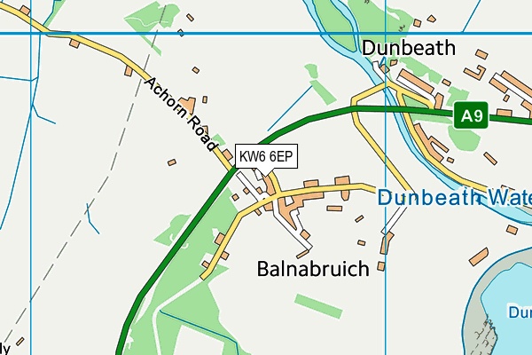 KW6 6EP map - OS VectorMap District (Ordnance Survey)