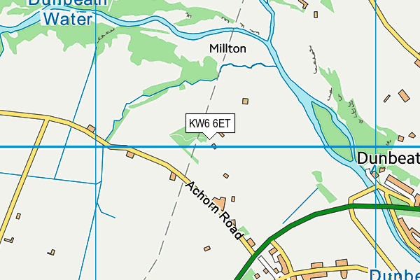 KW6 6ET map - OS VectorMap District (Ordnance Survey)