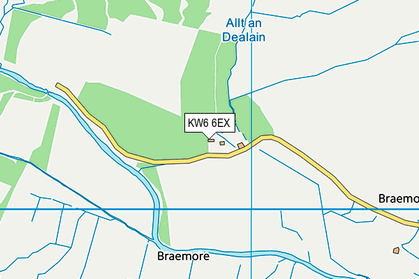 KW6 6EX map - OS VectorMap District (Ordnance Survey)