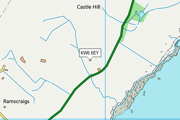 KW6 6EY map - OS VectorMap District (Ordnance Survey)