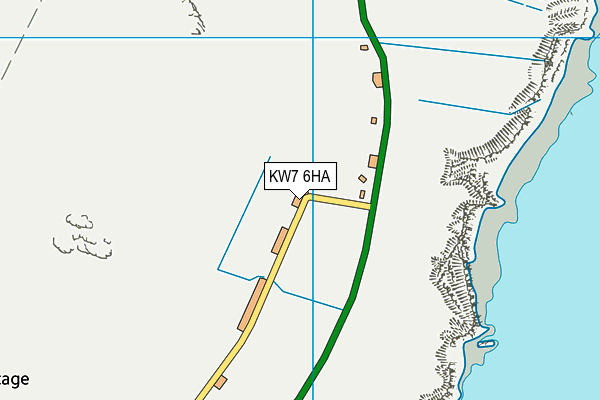 KW7 6HA map - OS VectorMap District (Ordnance Survey)