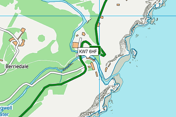 KW7 6HF map - OS VectorMap District (Ordnance Survey)