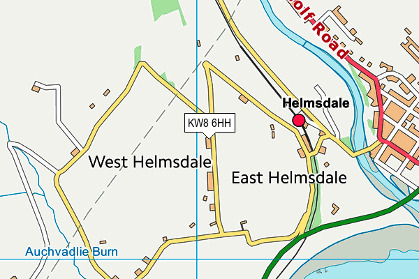 KW8 6HH map - OS VectorMap District (Ordnance Survey)