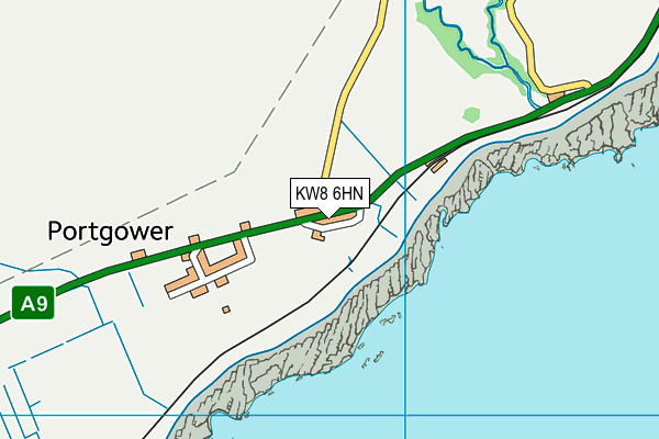 KW8 6HN map - OS VectorMap District (Ordnance Survey)