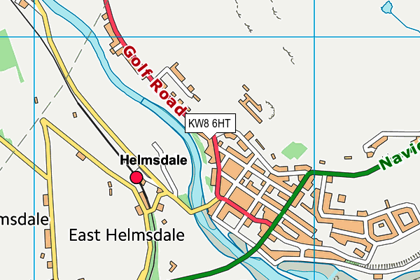 KW8 6HT map - OS VectorMap District (Ordnance Survey)