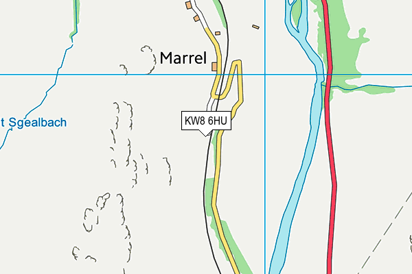 KW8 6HU map - OS VectorMap District (Ordnance Survey)