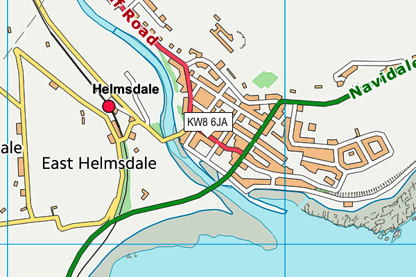 Map of THE BRIDGE (HELMSDALE) LIMITED at district scale