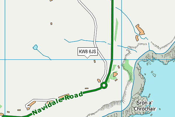 KW8 6JS map - OS VectorMap District (Ordnance Survey)
