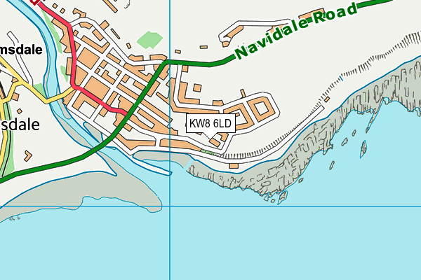 KW8 6LD map - OS VectorMap District (Ordnance Survey)