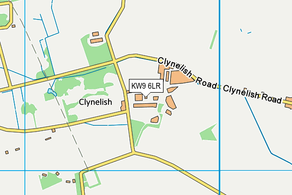 KW9 6LR map - OS VectorMap District (Ordnance Survey)