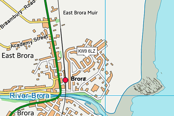 KW9 6LZ map - OS VectorMap District (Ordnance Survey)