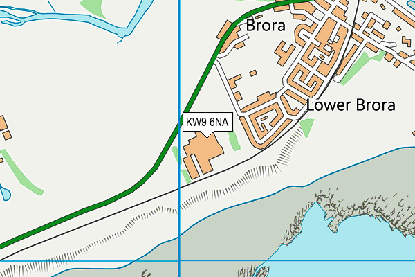 KW9 6NA map - OS VectorMap District (Ordnance Survey)