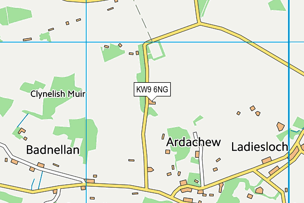 KW9 6NG map - OS VectorMap District (Ordnance Survey)