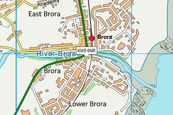 KW9 6NR map - OS VectorMap District (Ordnance Survey)