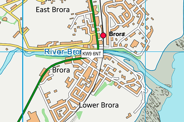 KW9 6NT map - OS VectorMap District (Ordnance Survey)