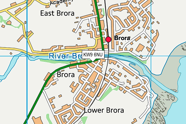 KW9 6NU map - OS VectorMap District (Ordnance Survey)