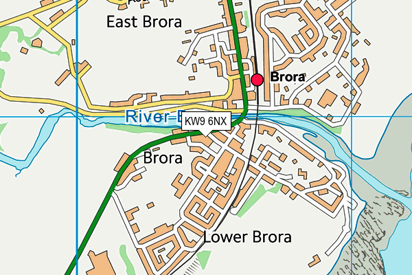 KW9 6NX map - OS VectorMap District (Ordnance Survey)