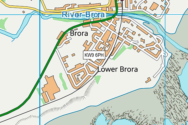 KW9 6PH map - OS VectorMap District (Ordnance Survey)