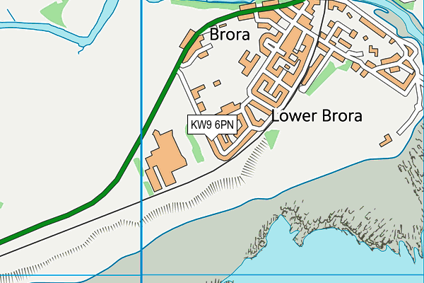 KW9 6PN map - OS VectorMap District (Ordnance Survey)