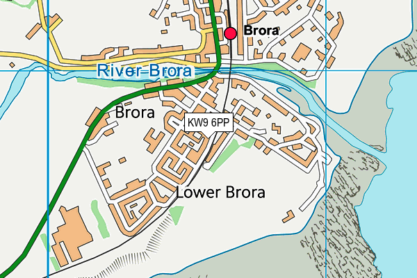 KW9 6PP map - OS VectorMap District (Ordnance Survey)