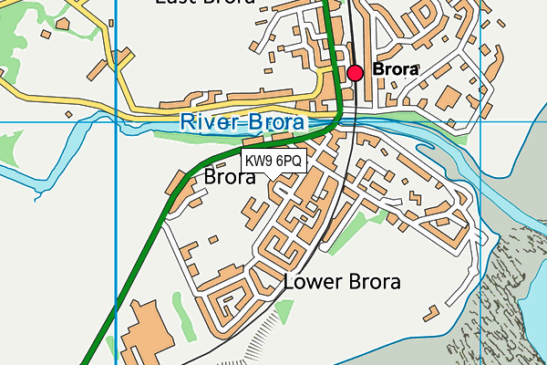 KW9 6PQ map - OS VectorMap District (Ordnance Survey)