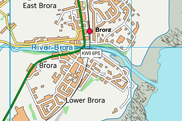 KW9 6PS map - OS VectorMap District (Ordnance Survey)