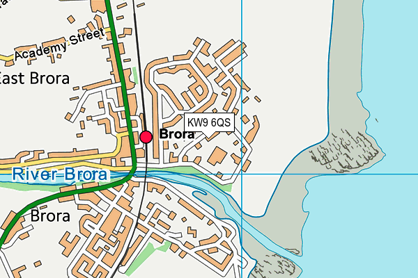 KW9 6QS map - OS VectorMap District (Ordnance Survey)