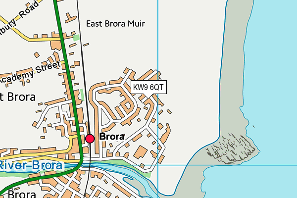 KW9 6QT map - OS VectorMap District (Ordnance Survey)