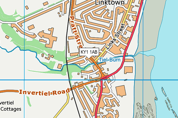 KY1 1AB map - OS VectorMap District (Ordnance Survey)