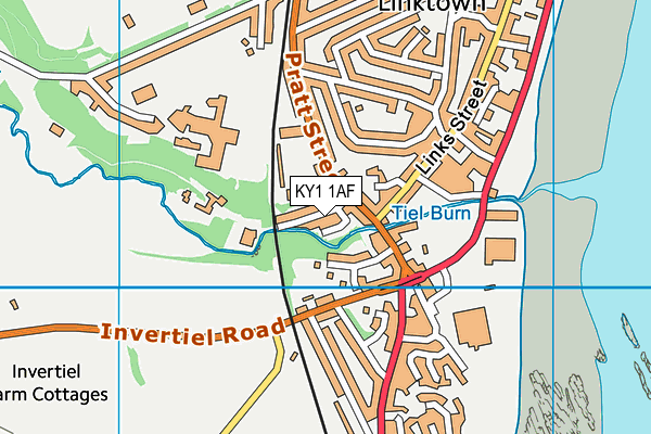 KY1 1AF map - OS VectorMap District (Ordnance Survey)