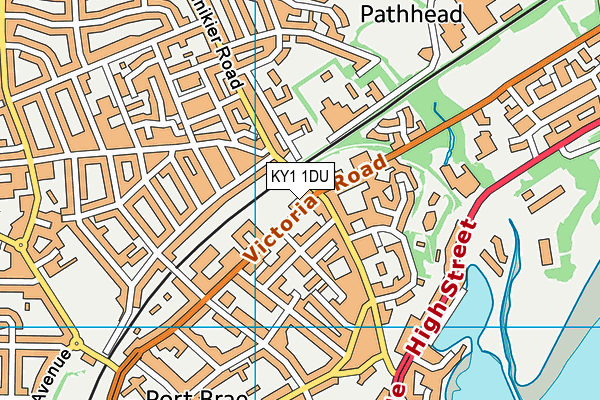 KY1 1DU map - OS VectorMap District (Ordnance Survey)