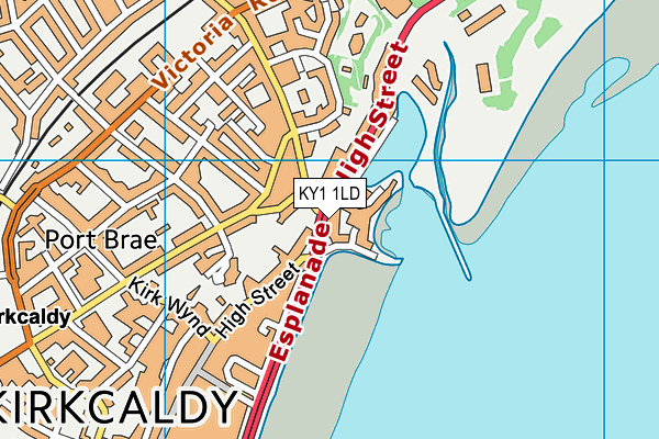 KY1 1LD map - OS VectorMap District (Ordnance Survey)