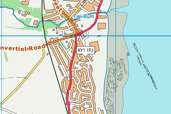 KY1 1PJ map - OS VectorMap District (Ordnance Survey)