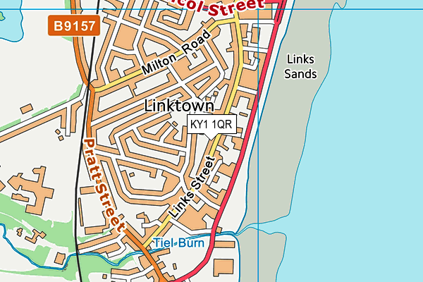 KY1 1QR map - OS VectorMap District (Ordnance Survey)