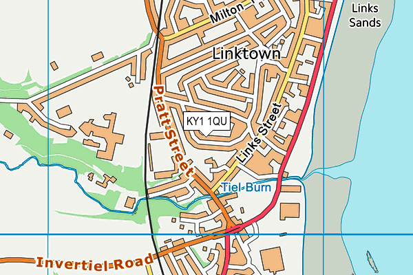 KY1 1QU map - OS VectorMap District (Ordnance Survey)