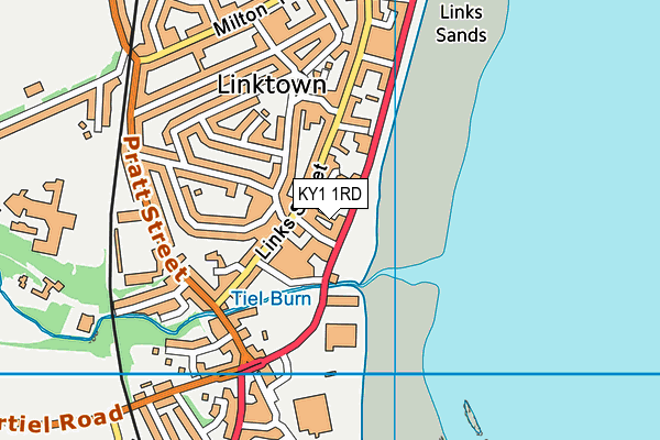 KY1 1RD map - OS VectorMap District (Ordnance Survey)