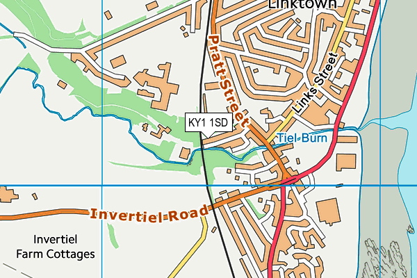 KY1 1SD map - OS VectorMap District (Ordnance Survey)