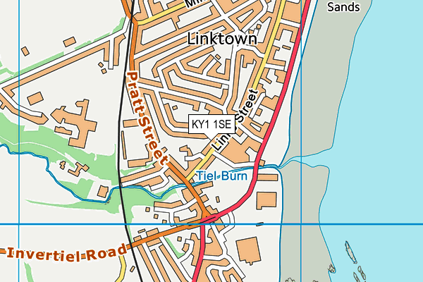 KY1 1SE map - OS VectorMap District (Ordnance Survey)