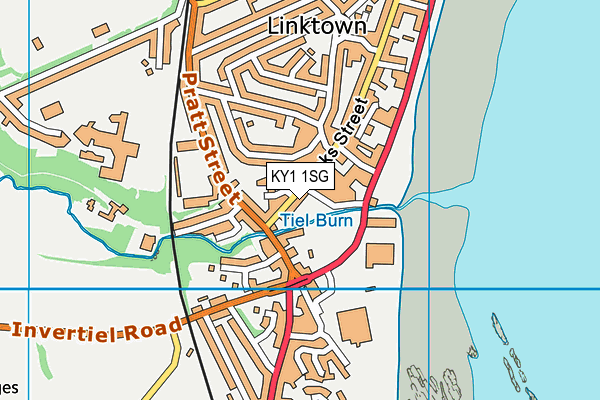 KY1 1SG map - OS VectorMap District (Ordnance Survey)