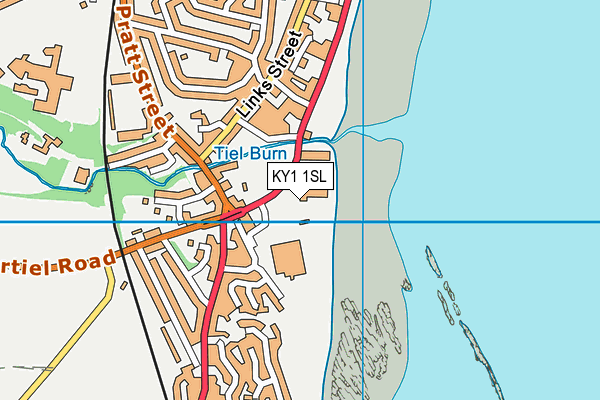 KY1 1SL map - OS VectorMap District (Ordnance Survey)