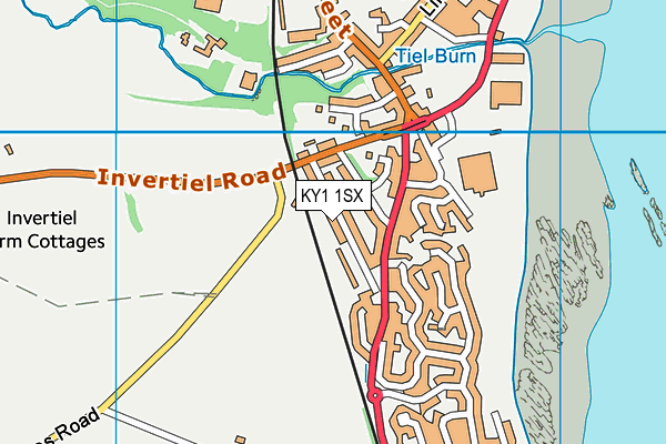 KY1 1SX map - OS VectorMap District (Ordnance Survey)