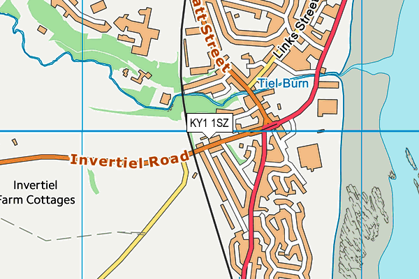 KY1 1SZ map - OS VectorMap District (Ordnance Survey)