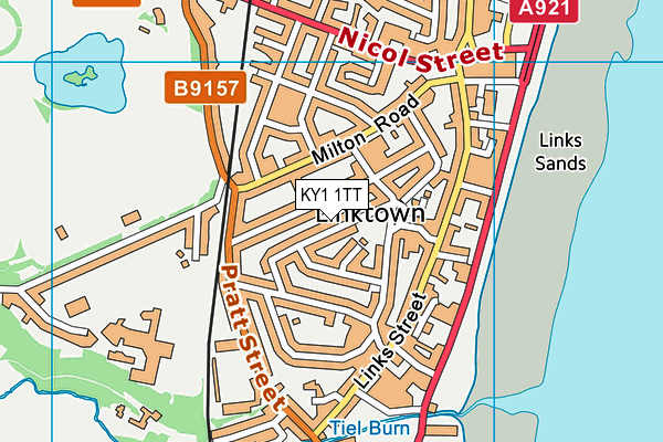 KY1 1TT map - OS VectorMap District (Ordnance Survey)